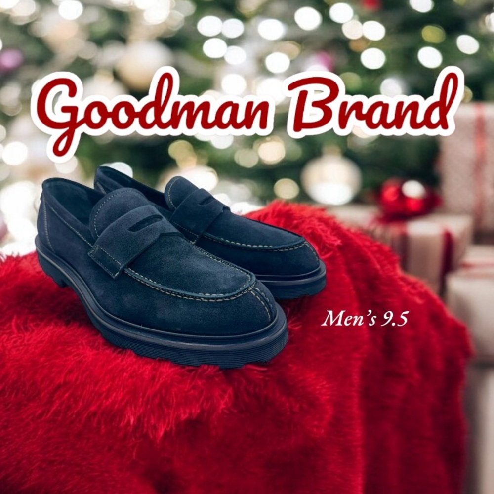 Good Man Brand Men's Navy Loafers